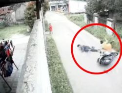 Viral! Aksi Ibu-ibu Dasteran Hadang Pencuri Tabung Gas Hingga Tertabrak dan Jatuh!