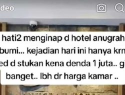 Viral! Pengunjung Hotel di Sukabumi Didenda Rp1 Juta Gegara Satukan Twin Bed