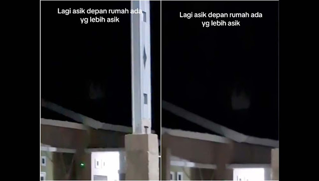 Viral Penampakan Kuntilanak di Atas Atap Rumah, Warganet: Jelas Banget!