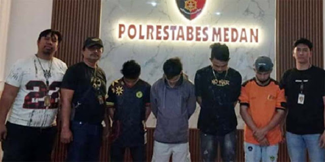 Polrestabes Medan Tangkap 4 Pelaku Pencabulan Anak Dibawah Umur