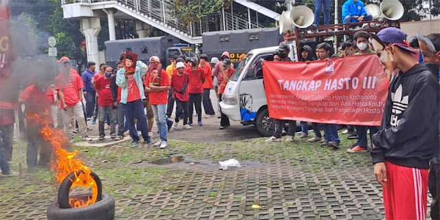 KMPN Turun ke Jalan, Desak KPK Tangkap Hasto Kristiyanto