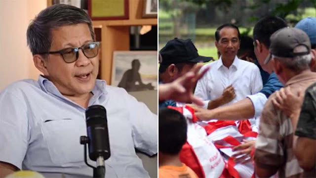 Rocky Gerung Kembali Serang Jokowi, Dana Bansos Rp 250 Triliun Tak Tersalurkan Harus Diusut Tuntas