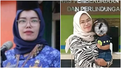 Tampang Febriana Dewi Sari Harahap, Oknum ASN P3AKB Sumut Siram Anak Tiri Pakai Air Panas di Medan