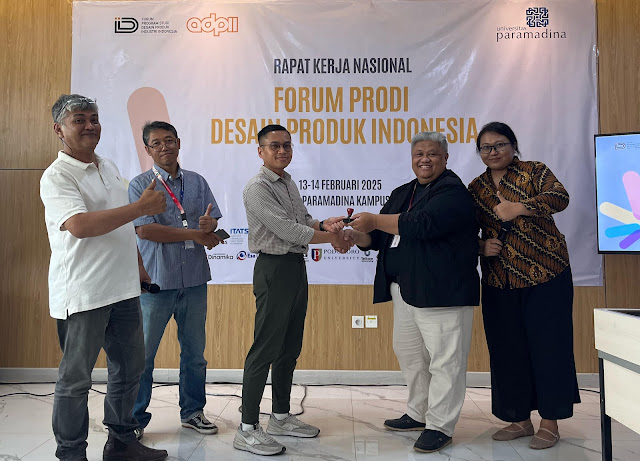 Rakernas Forum Prodi Desain Produk Industri Indonesia di Universitas Paramadina Sukses Pilih Ketua Baru