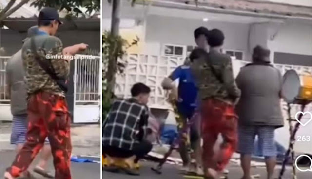 Preman Bercelana Ormas Palak dan Bubarkan Marching Band TK di Pamulang, Keluarin Pisau Minta Duit Rp 300 Ribu