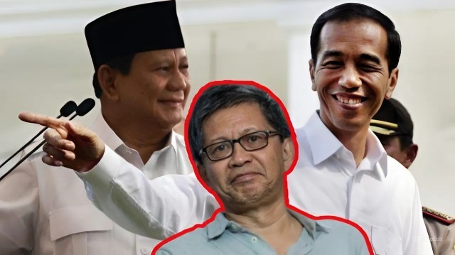 Rocky Gerung Sebut Pujian Prabowo ke Jokowi Cuma Kertas Permen: Seolah Manis, Padahal Pahit di Dalam!