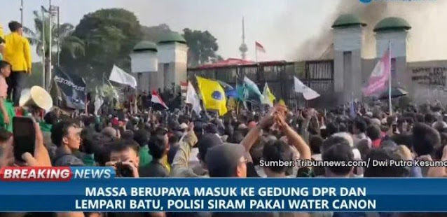 Unjuk Rasa Mahasiswa di Patung Kuda Jakarta Pusat, Polri Terjunkan 1.623 Personel