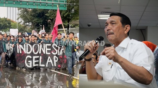 Heboh Tagar Indonesia Gelap, Luhut Murka: Kau Yang Gelap!