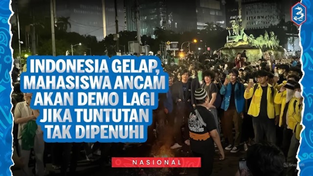 Kok Bisa Demo Serentak di Berbagai Daerah? Kok Bisa Rame? Kok Media Asing Meliput? Siapa di Belakang Demo Indonesia Gelap? INI TERNYATA!