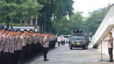 2.460 Personel Gabungan Diterjunkan untuk Amankan Demo Indonesia Gelap di Patung Kuda Jakpus Hari Ini