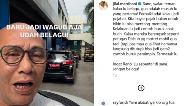 Kendaraan Rano Karno Parkir Dekat Stasiun MRT Bikin Macet, Pengamat Protes: Baru Jadi Wagub Dah Belagu