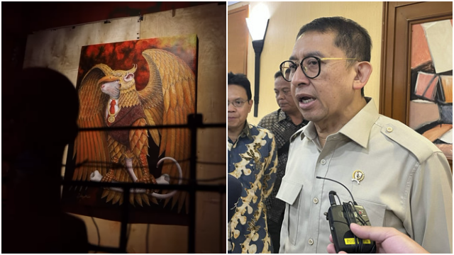 Lukisan Tikus Garuda Diturunkan, Fadli Zon: Tak Ada yang Memerintah