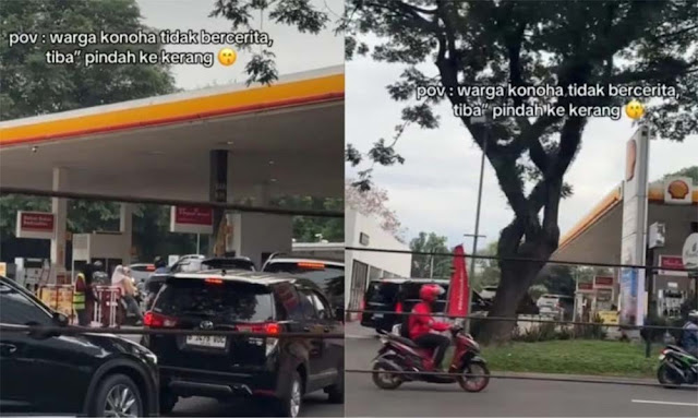 SPBU SHELL DISERBU! Warga Ramai-Ramai Tinggalkan Pertamina Gara-Gara Skandal Korupsi!