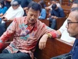 Kasasi Ditolak MA, SYL Tetap Divonis 12 Tahun Penjara