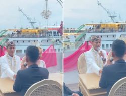 Viral Pernikahan Bermahar Fantantis di Cilegon, Satu Kapal Ferry Dibayar Tunai!