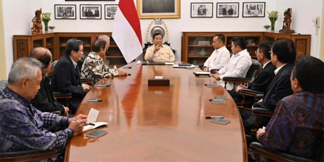 Pertama Kali, Presiden Prabowo Satu Meja Bareng 8 Pengusaha Kelas Kakap