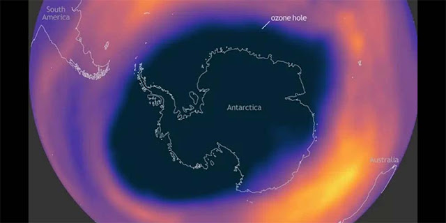 Lubang Ozon di Antartika Mulai Pulih dan Mengecil