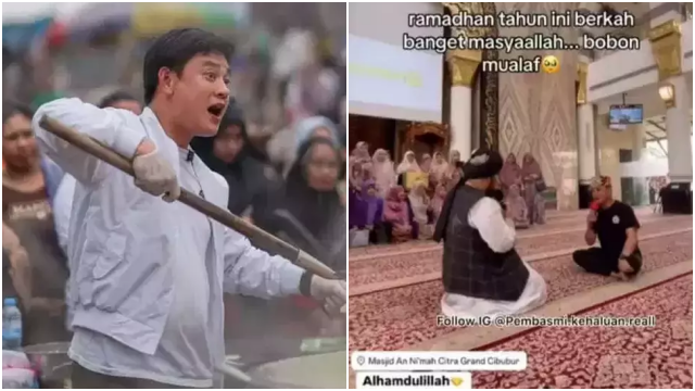 Susul dr Richard Lee, Konten Kreator Bobon Santoso Jalani Mualaf di Masjid Cibubur