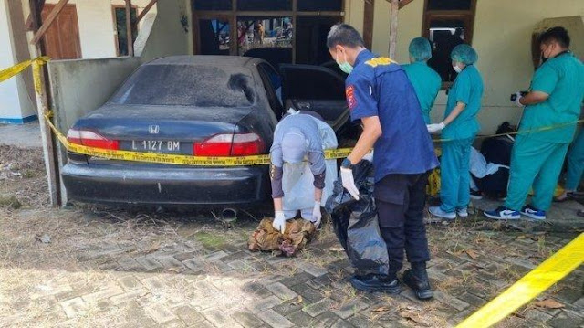 Misteri Jasad Tinggal Kerangka di Dalam Mobil Dinas Milik Mantan Kanit Reskrim Polsek di Gresik