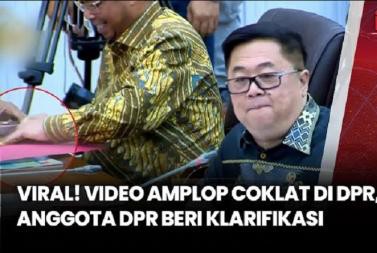 Viral Video Amplop Cokelat saat Rapat Komisi VI, Anggota DPR Buka Suara