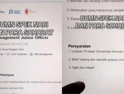 Viral Rekrutmen BUMN 2025 Wajib Lulusan 10 Kampus Terbaik di Indonesia, Warganet: Gini Amat Nyari Kerja