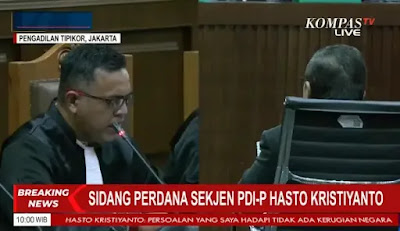 JPU: Hasto Perintahkan Harun Masiku Bersembunyi di Kantor DPP PDIP hingga PTIK