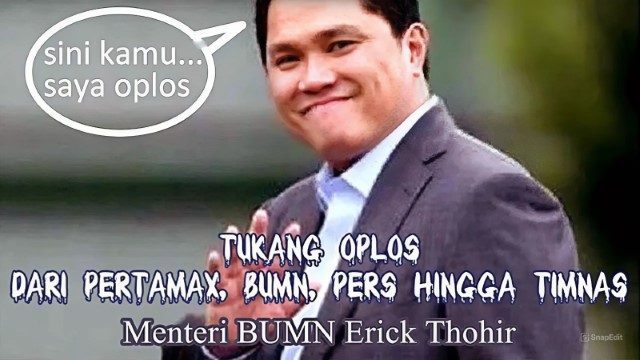 Erick Thohir Si Tukang Oplos: Dari Pertamax, BUMN, Pers hingga Timnas