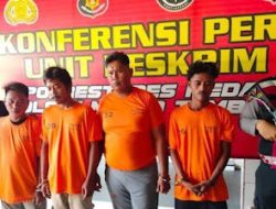 Hajar Maling Jemuran hingga Pindah Alam, 4 Orang Jadi Tersangka dan Terancam 7 Tahun Penjara