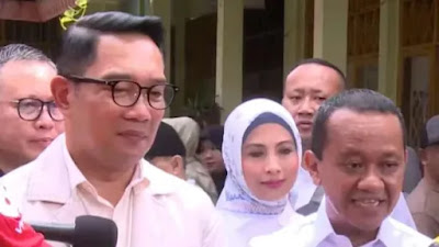 Bahlil Pasrahkan Nasib Ridwan Kamil ke KPK