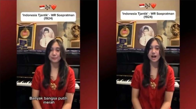 Antea Putri Turk, Cicit W.R. Supratman Nyanyi Lagu Kakek Buyut yang Belum Dirilis Sejak 1924