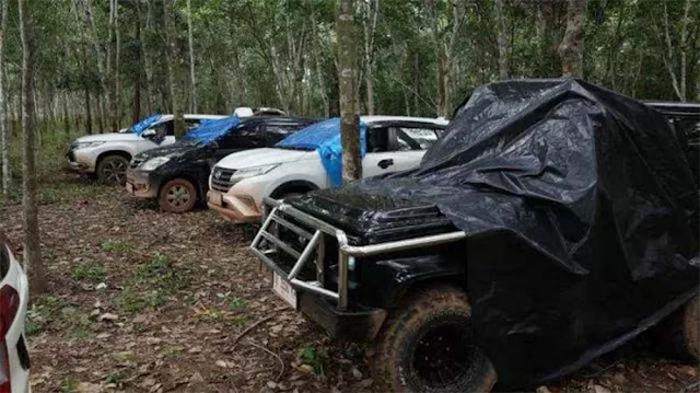 Pelaku Sabung Ayam Way Kanan Ternyata Orang-orang Kaya, 20 Mobilnya Tertinggal di TKP Penembakan