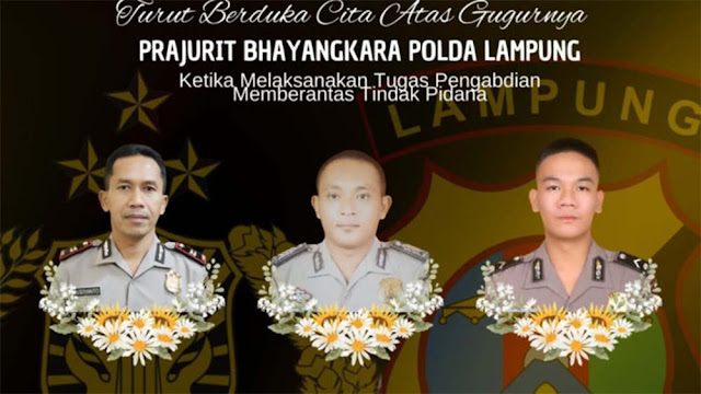 Kapolri Tidak Kecam Penembak Tiga Anggota Polda Lampung Yang Tewas?