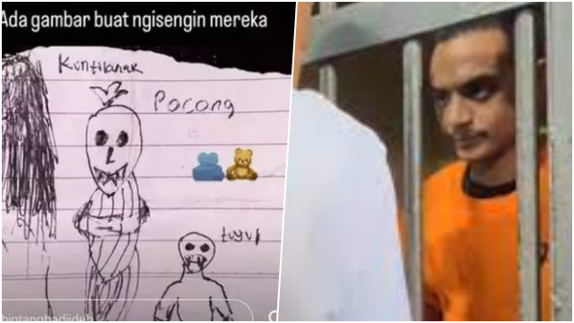 Merinding! Vadel Badjideh kirim surat dari penjara dengan gambar pocong dan tuyul, apa maksudnya?