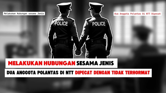 2 Polisi di NTT Dipecat Karena Lakukan Hubungan Seksual Sesama Jenis