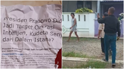 Penulis Esai Operasi Intelijen Istana Kudeta Prabowo Diteror OTK, Rumah Didatangi