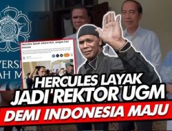 Klaim Ijazah Jokowi Asli, Hercules Cocok Jadi Rektor UGM!