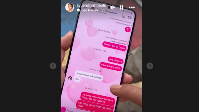 Ayu Aulia Bongkar Chat Revelino Tuwasey dan Lisa Mariana soal Anak