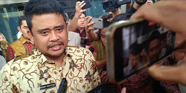 Di KPK, Bobby Nasution Bungkam Soal Kasus Blok Medan