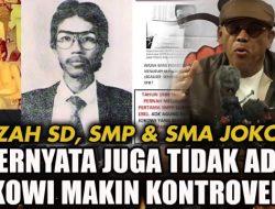 Mengejutkan! Terungkap Data Jokowi di KPU: SD, SMP, SMA Kosong, Kok Bisa?