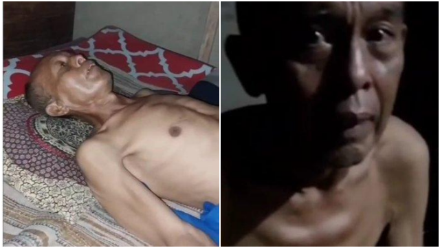 Ayah dan Anak di Ciamis hanya Minum Air karena Tak Punya Beras, Tinggal di Gubuk Reyot, Tak Terdata Penerima Bansos