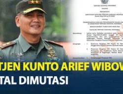 REVISI! Panglima TNI Batalkan Mutasi 7 Pati Termasuk Letjen Kunto Arief Wibowo, Prabowo Melawan Jokowi?