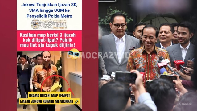 MISTERI Map Cokelat Jokowi: Ngaku Isi Ijazah Tapi Dilipat-Lipat?