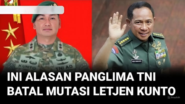 Terungkap! Ada Gerbong Tak Bisa Digeser di Balik Batalnya Mutasi Perwira Tinggi TNI, Apa Tuh?