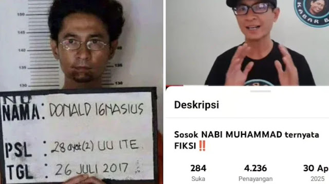 Tuding Nabi Muhammad Sosok Fiktif, LBH Ansor Jember Polisikan Youtuber Donald Ignatius