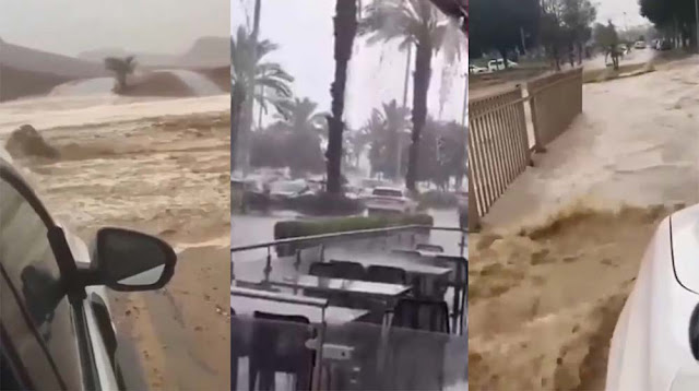 Azab Tuhan Mulai Turun: Usai Kebakaran Dahsyat dan Badai Pasir, Kini Israel Diterjang Banjir Besar