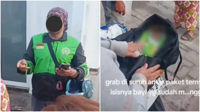 Viral, Driver Ojol di Medan Terkejut Antar Paket Isi Mayat Bayi