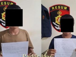 Juru Parkir Liar di Masjid Raya Sheikh Zayed, Dua Remaja Diamankan Tim Resmob