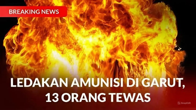 BREAKING NEWS! Ledakan Bom Terjadi di Garut, Belasan Orang Tewas Beberapa di Antaranya Anggota TNI