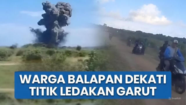 VIRAL Warga Berlarian ke TKP Disposal Amunisi TNI di Garut, Ini Penyebabnya!