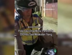 Heboh Polantas di Medan Diduga Minta Transfer Uang Tilang Rp 200 Ribu, Kini Dipatsus 30 Hari